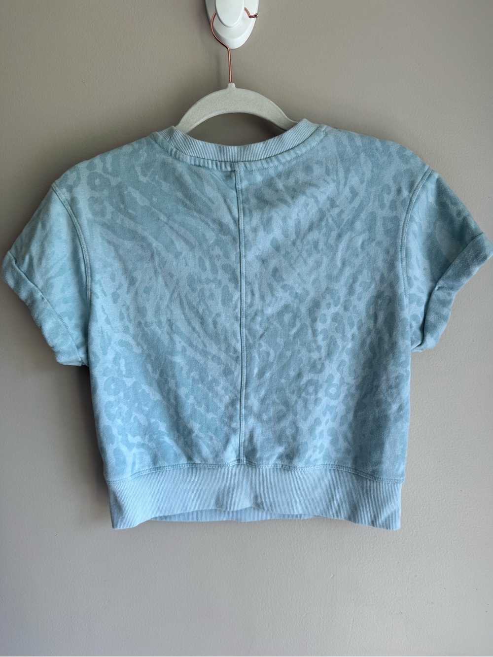 Calvin Klein Performance Logo Crop Shirt French Terry S $49.50 - Picture 3 of 7
